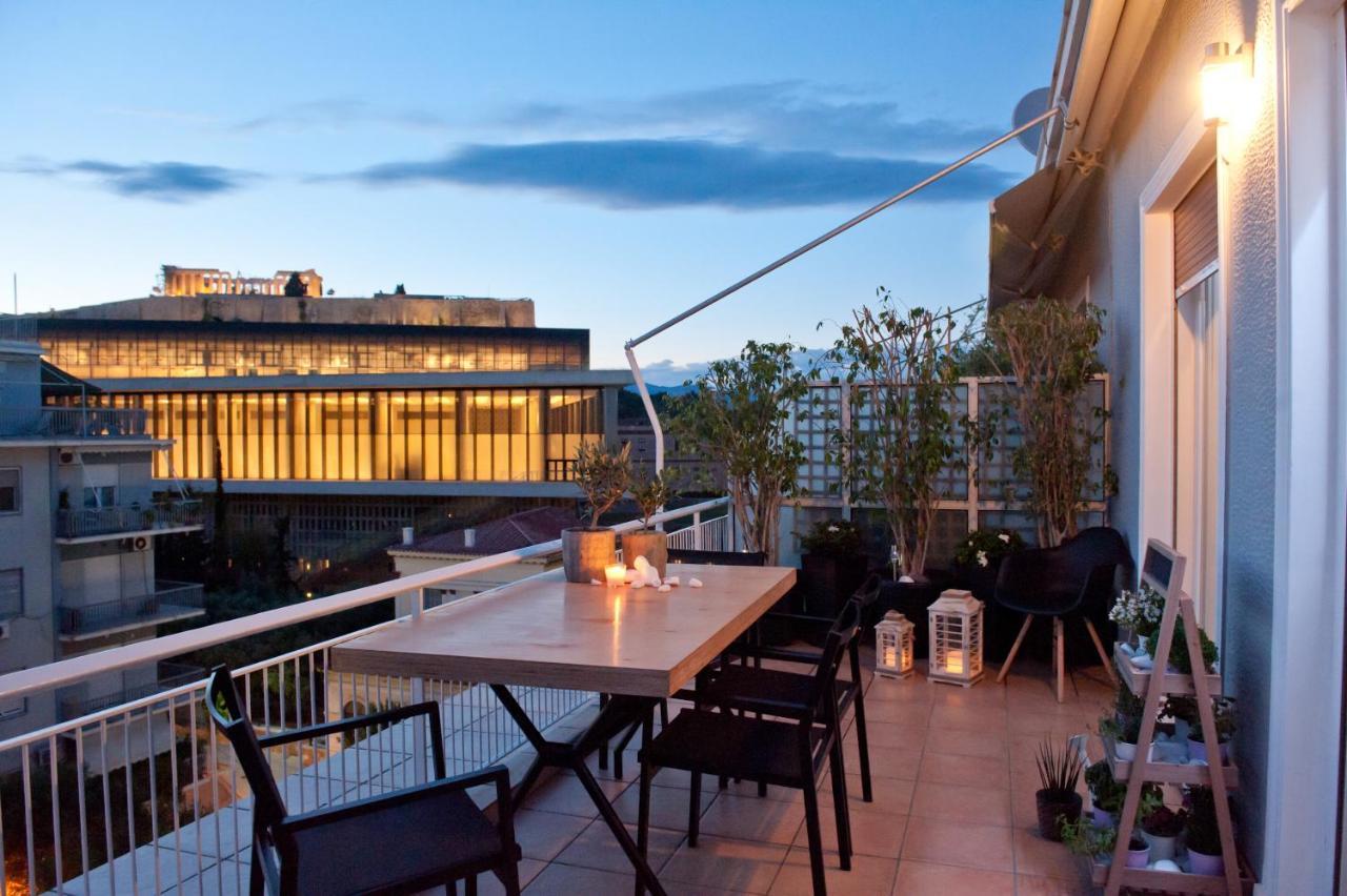 Acropolis View Deluxe Penthouse & Luxury Apartments أثينا المظهر الخارجي الصورة