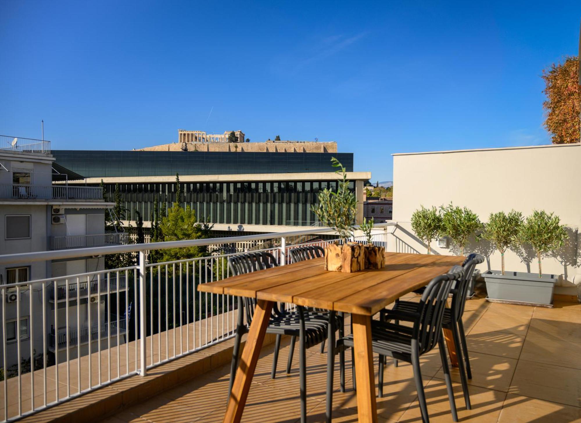 Acropolis View Deluxe Penthouse & Luxury Apartments أثينا المظهر الخارجي الصورة