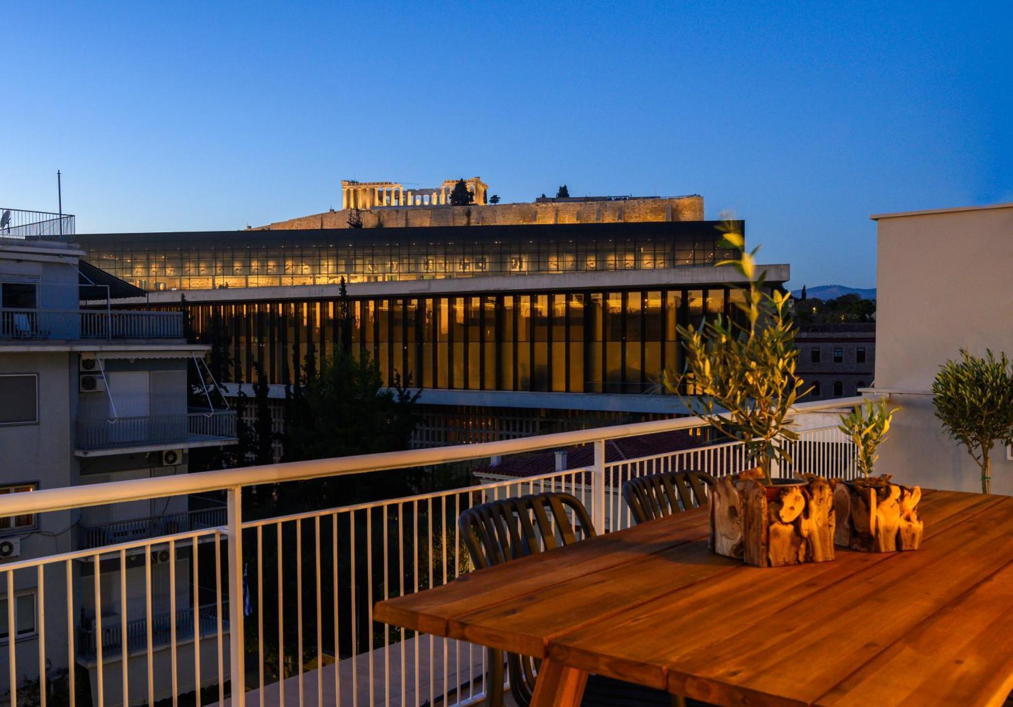 Acropolis View Deluxe Penthouse & Luxury Apartments أثينا الغرفة الصورة